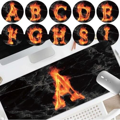 Mouse Pad League of Legends Gaming Mouse Pad PU Leather Letter Series Large Home Office Computer Accessories Mouse Pad