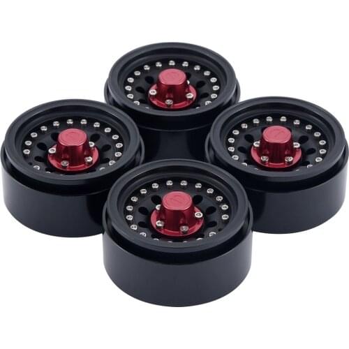 Metal 1.9" Clamp Ring Beadlock Wheels Rim CNC Anodize For 1/10 RC Crawler Axial SCX10 CAPRA WRAITH