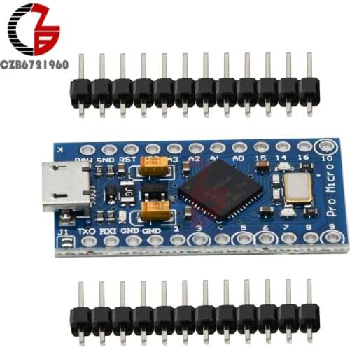 Micro USB ATmega32U4 Pro Micro 3.3V 8MHz Board Module for Arduino Leonardo ATMega 32U4 Controller Pro-Micro Replace ATmega328