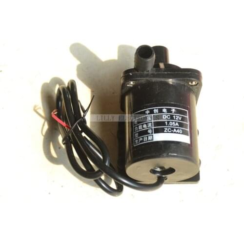 Mini Brushless 12V DC Magnetic Hot Water Pump (0-65 degrees C) without Thread ZC-A40