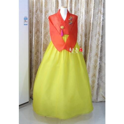 New Improved Hanbok Korea Imported Fabric Stage Hanbok Fine Hanbok