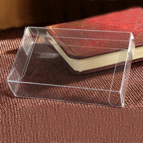 200pcs 3x9x17 Jewelry Gift Box Clear Boxes Plastic Box Transparent Storage Pvc Box Package Display Pvc Boxen For Wed/christmas