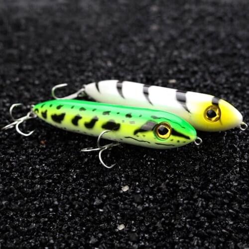 Bait fishing lure Wobblers Lifelike 3D Eyes Hooks12g9cm Hard Bait Pencil Stick Fishing lures Bass floating minnow lure