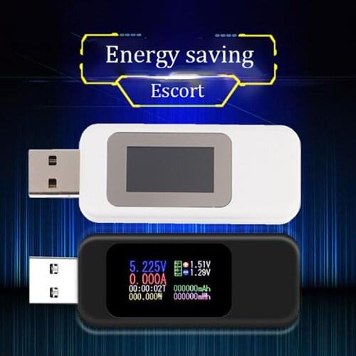 10 In 1 Digital Dispay 4-30V DC USB Tester Current Voltage Charger Indicator Power Bank Battery Capacity Volt Meter Detector
