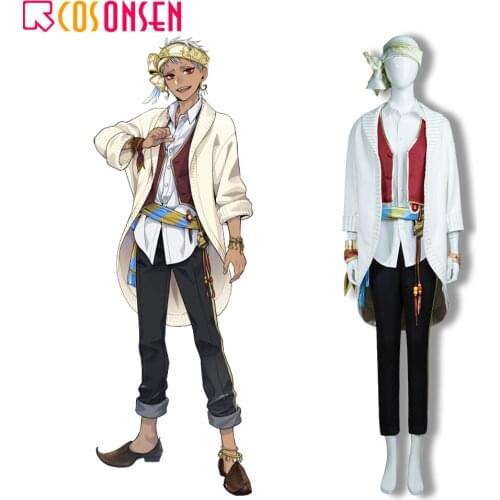 Twisted Wonderland Kalim Al-Asim SCARABIA Cosplay Costume Adult Uniform Outfit Halloween Carnival Suit COSPLAYONSEN Custom Made