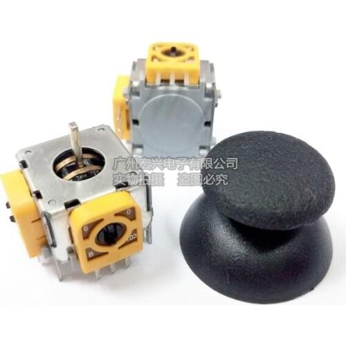 [VK]Taiwan 3D game rocker potentiometer control B10K automatic 360 degree reset 60 degrees + hat switch