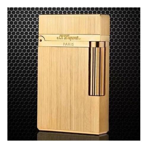 Pure Copper High Grade Gas Lighter Loud Flint Grinding Wheel Brass DuPont Collect Inflatable Mechine Men Gift Outside Tool