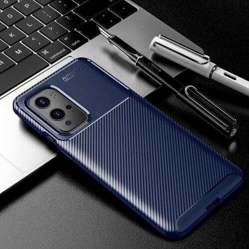 1+9 pro case for oneplus9 pro case carbon fiber back cover for one plus 9r 9 pro r 9pro r9 soft silicone bumper shockproof coque
