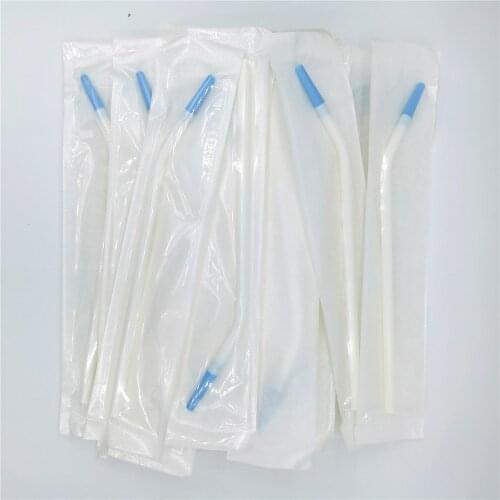 10pcs/Lot Dental Saliva Ejector Dentistry Clinic Disposable Surgical Suction Tips Suction Tube Long Slim Type Dentist Tools