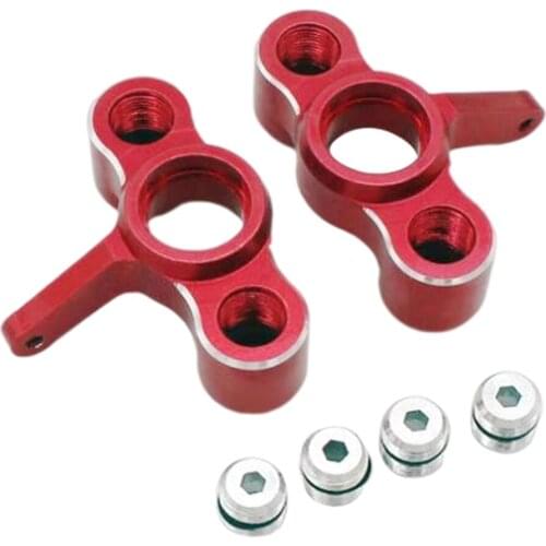 2pcs/set RC Car Steering Knuckles Carrier for JLB 1/10 RC Monster Truck Model Parts Red