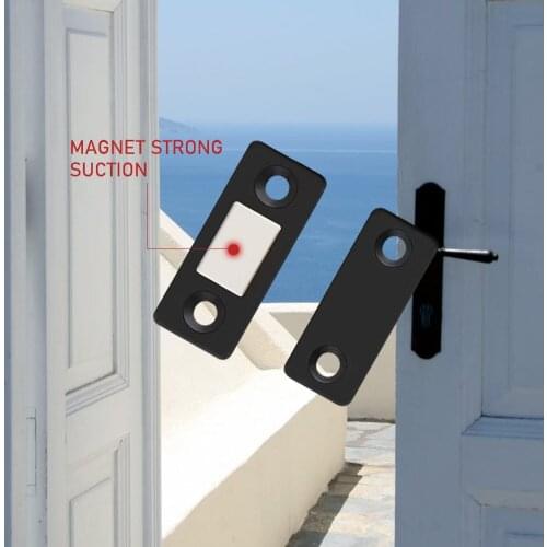 2pcs Ultra Magnetic Cabinet Catches Magnet Door Stops Hidden Door Closer With Screw For Closet Cupboard Furniture Hardware