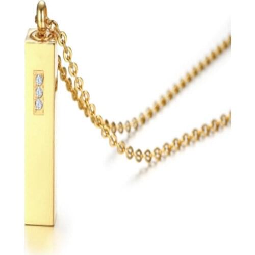 2021 Titanium Steel Metal Inlaid Zircon Urn Openable Europe and America style Pendant Necklacee Suitable For Men And Women