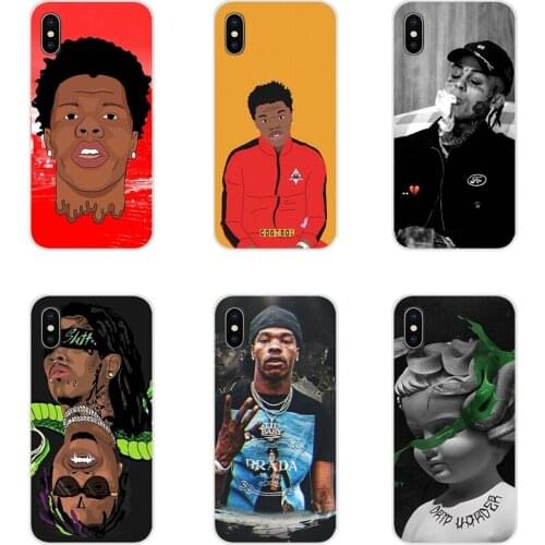 Accessories Phone Cases Covers Lil Baby Rapper hip hop For Apple iPhone X XR XS MAX 4 4S 5 5S 5C SE 6 6S 7 8 Plus ipod touch 5 6