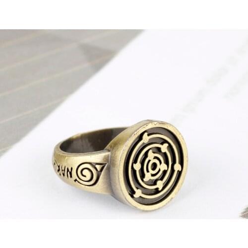 Cosplay Accessories Anime Cartoon Rings Akatsuki Men Boys Gift Cartoon Rings Uchiha Madara Hatake Kakashi Rings