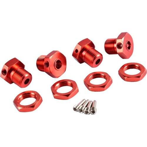 RC Car Alum Wheel Hub Nuts 17mm Hex Nuts Threadlock Replace 5353 forE-REVO Off-Road Climbing Car