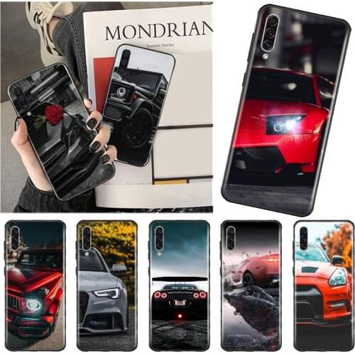 Sports Cars Male Men Phone Case For Samsung A40 A50 A51 A71 A20E A20S S8 S9 S10 S20 Plus note 20 ultra 4G 5G