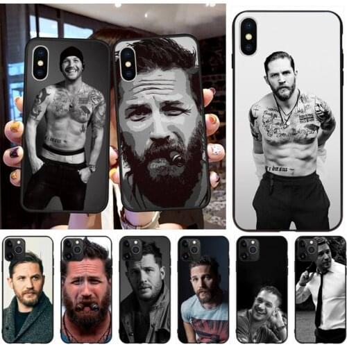 CUTEWANAN Tom Hardy Phone Case Cover for iPhone 11 pro XS MAX 8 7 6 6S Plus X 5S SE 2020 XR case