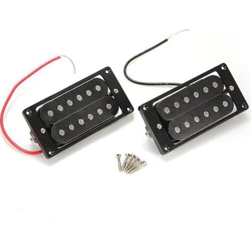 Good deal 2PCs(1 set)Humbucker Double Coil Electric Guitar Pickups+Frame Screw