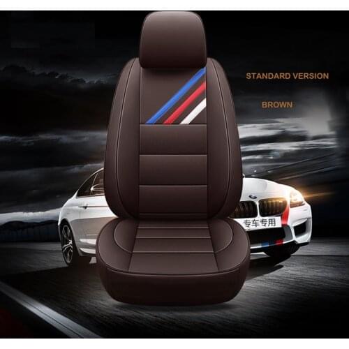 Custom 2pc front car seat cover leather for Ford Edge Escape Focus Mondeo Kuga S-MAX car seat cushion in automobiles seat covers