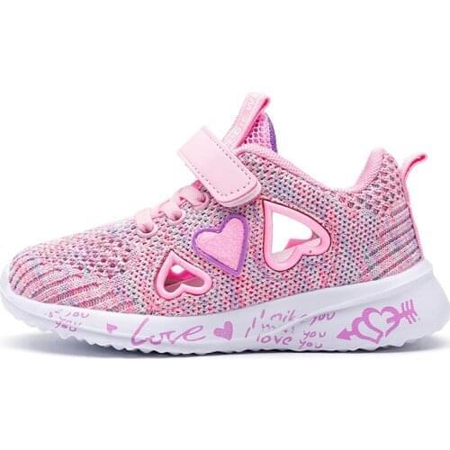 New Fashion Childrens casual Sneakers Kids Sports Shoes For Girls Breathable Mesh Sneaker Girls tenis infantil Kids Shoes