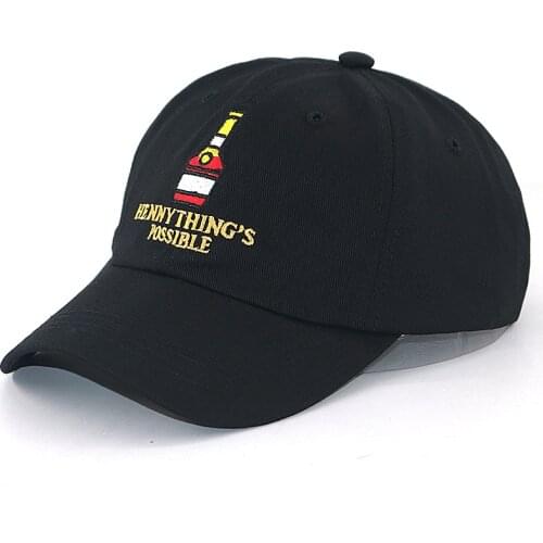 New Henny Bottle dad hats cotton adjustable embroidery HENNY THINGS POSSIBLE strap back hip hop baseball caps unisex