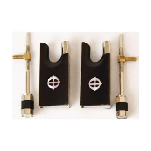 Wholesale 5 Sets Brand New Ebony Violin 4/4 Bow Frog Ablone Full Lined Flower Inlayed Violino Accessories