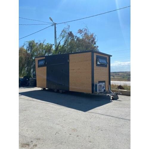 Garden House XL 26' (8m x 2.5m), Tinyhouse , Prefab House , Architecture , Römork Ağaç Ev , Trailer House