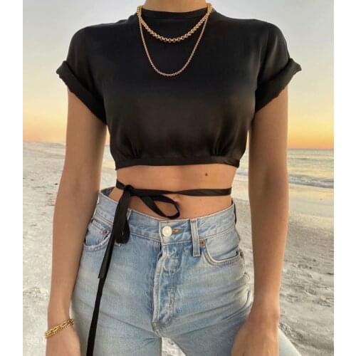 Женские шелковые футболки Siddons China At AliExpress