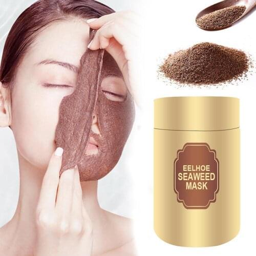 Natural Seaweed Alga Mask for Face Skin Care Oil Control Hydrating Moisturizing Face Mask Anti Aging Wrinkle Whitening