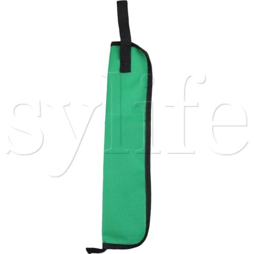 Green Oxford Cloth Drumstick Drum Mallet Bag Holder Case Waterproof