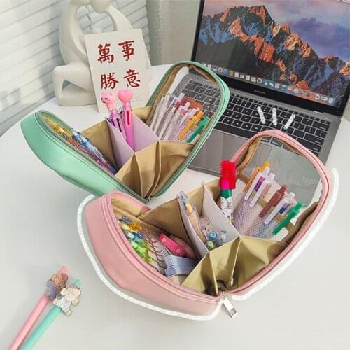 ZORNJONES Transparent Pencil Cases