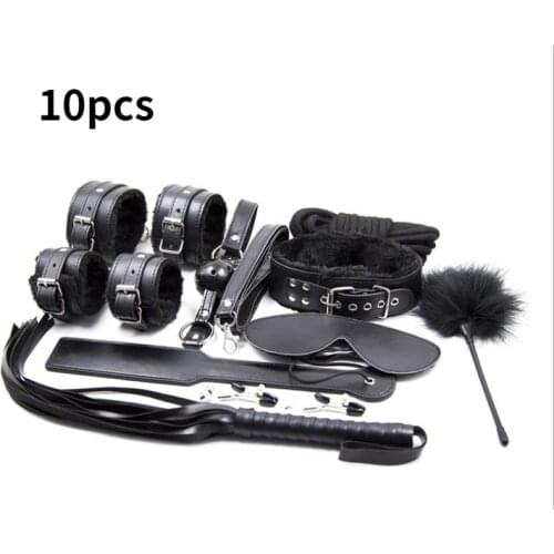 10 Pcs BDSM Bondage Sets Restraint Kits Adult Sex Toys for Women bondage rope sex tools for couples sex position sm fetish