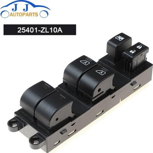 25401-ZL10A 25401-ZL10B 25401-ZL10C New Power master Window Switch Replace Driver Side For 07-12-Nissan Pathfinder