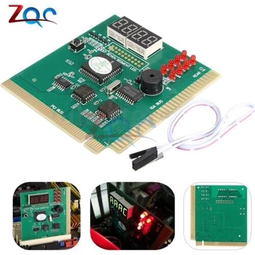 4 Digit LCD Display PC Analyzer Diagnostic Card Motherboard Post Tester Computer Analysis PCI Card Networking Tools