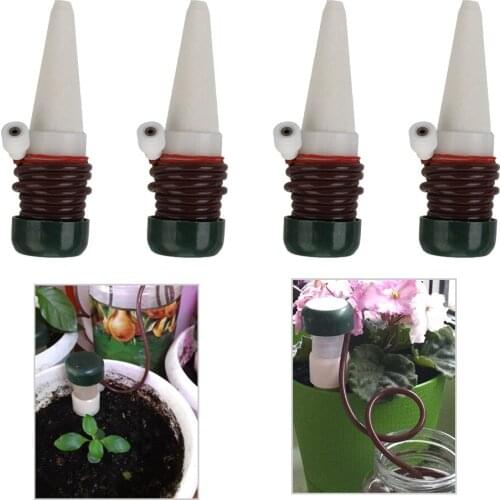 4Pcs For Garden Vegetable Automatic Plant Drip Potted plants Ceramic Self Watering Spikes Irrigation Water Stake