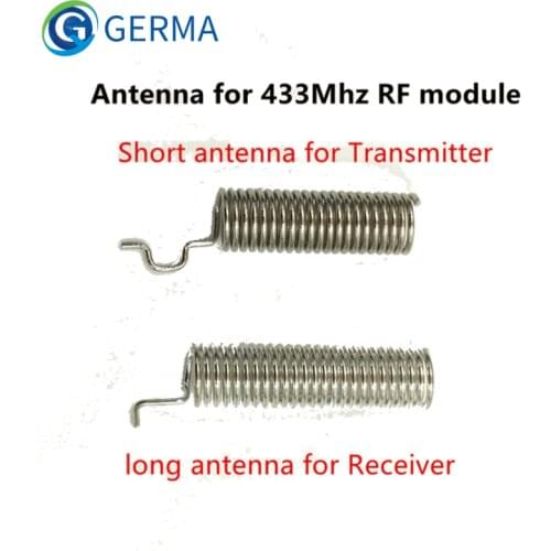 GERMA 433 mhz Antenna For 433mhz RF Receiver and transmitter Module For Wireless Remote Controls 2pcs/1set