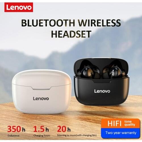 Lenovo Wireless Earphone XT90 TWS Bluetooth 5.0 Sports Headphone Touch Button IPX5 Waterproof Earplugs with 300mAh Charging Box