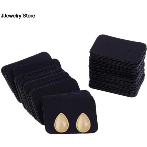 100Pcs Card Cost Extra Jewelry Display Packing Card Multi Color Paper Cute Stud Earring Hangtag 3.5*2.5cm