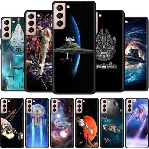 War space ship star Cell Phone Case for Samsung Galaxy S21 Ultra S20 FE S10 5G S9 S8 Plus S10e S7 Edge Mobile Phones Cover