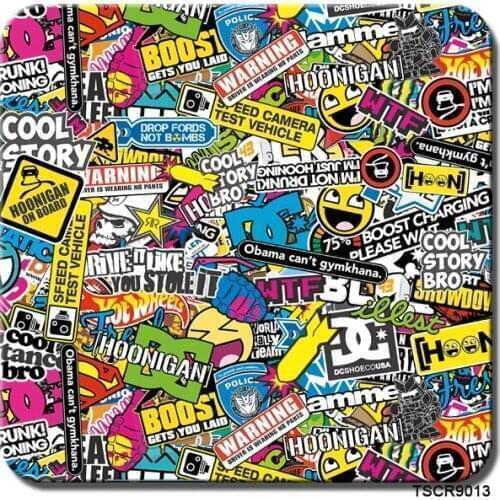 CR9013 0.5m 10Sqm Cartoon Model Designs Liquid Image Aqua Transfer Printing Water Transfer Print Hydrographic Film