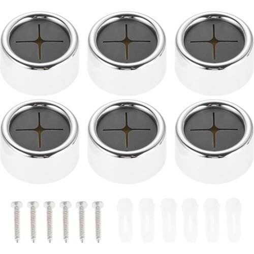 6/8Pcs Premium Kitchen Towel Hook Towel Hook Self Adhesive Easy Installation Chrome Finish Strong Hold Easy Removal