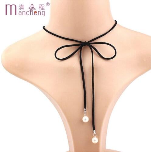 Mancheng Women's Velvet Chokers