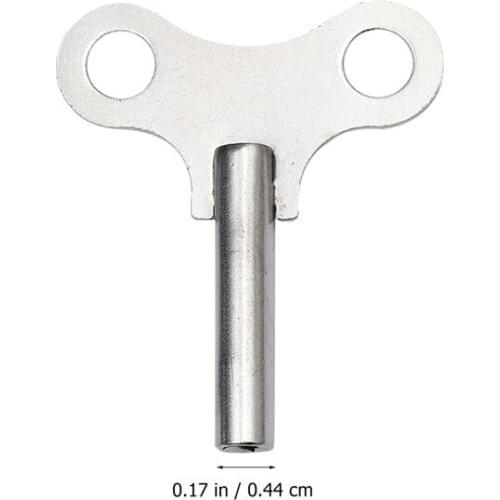 2pcs High Quality Steel Clock Key Metal Clock Key Sturdy Clock Tools Winding Chain Repair Tool for Home Shop Clock Long Pattern