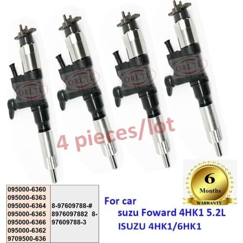 ORLTL 897609788# 8976097882 8976097883 095000-6360 8-97609788-# 8976097882 8976097883 for ISUZU Foward 4HK1 5.2L 4HK1/6HK1 4pc