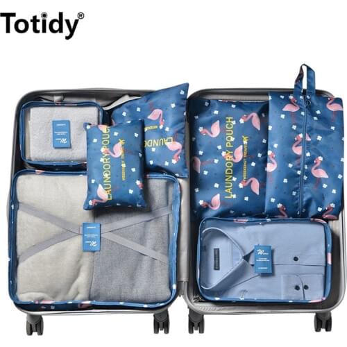 Portable Travel Storage Bags Packing Clothes Cosmetic Toiletry Organizers Luggage Kit Accessories Mesh Bag Tidy Cube In Pouch