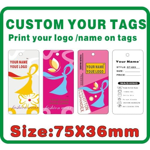 Easy custom tags ,print your logo on tags 500PCS 300gsm Paper easy custom tags, Hang Tags,, A9