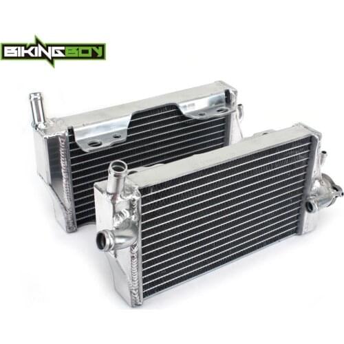BIKINGBOY Engine Cooling Radiator For Honda CR250 CR 250 02 03 04 05 06 07 Water Cooler Aluminium Alloy Core Motocross Set