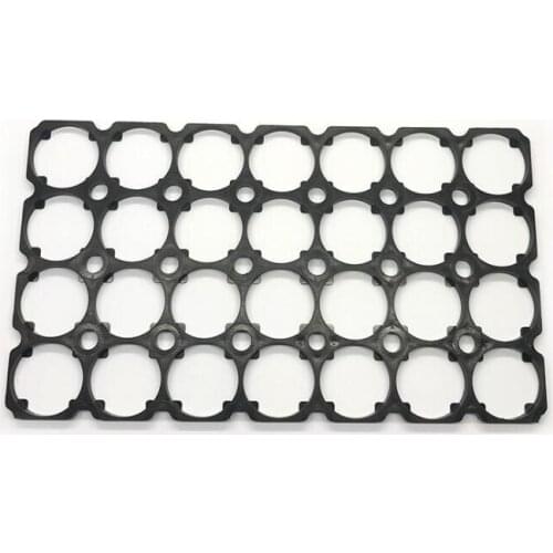 300pcs/lot MasterFire 4*7 32650 Batteries Spacer Radiating Holder Bracket Black Plastic Battery Storage Box Holder Brackets