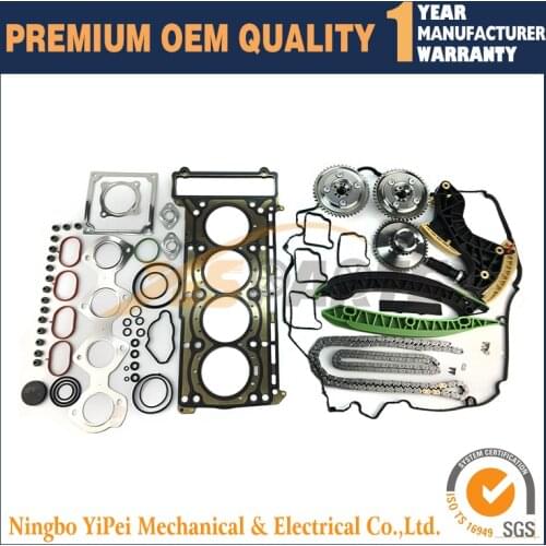 Timing Chain Guide Rail Set Camshaft Adjuster Exhaust Intake For Mercedes M271 W204 C250 SLK250