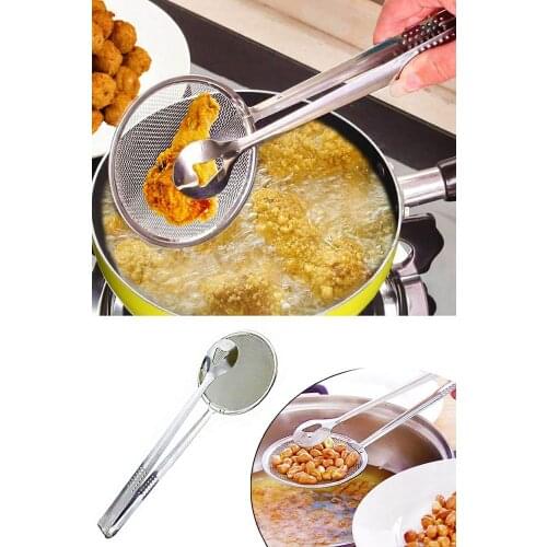 Strainer Frying And Boiled Tongs Midi Length